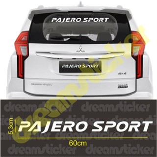 สติกเกอร์ตัดกระจกมองหลังรถยนต์ Pajero Sport