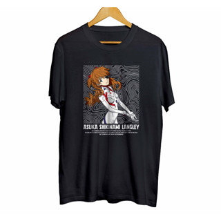 เสื้อยืด พิมพ์ลายอนิเมะ distro infinite ASUKA SHIKINAMI LANGLEY - EVANGELION ของแท้ 100% combed 30s