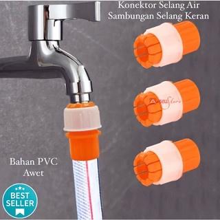 ( BISA COD ) PROMO Konektor Selang Air Fleksible / Sambungan Selang Keran Air