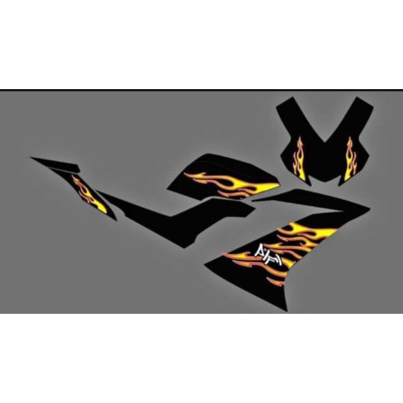 โปร่งใส Striping เครื่องแต่งกายต่างๆ R15 V3 Api Razor