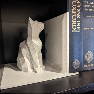 Lowpoly Cat BOOK END ชั้นวางหนังสือ กั้นหนังสือ | ของตกแต่ง - Z3D