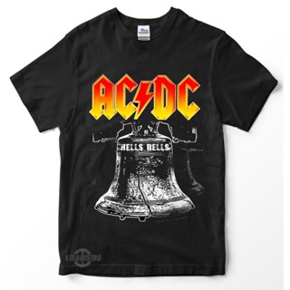 Acdc Hells bells 3 เสื้อยืด พรีเมี่ยม แรงดันไฟฟ้าสูง