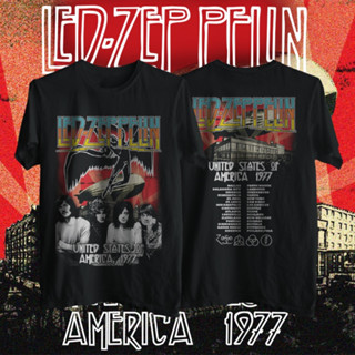 Zeppelin TEE BLACK 2XL LED BAND เสื้อยืด