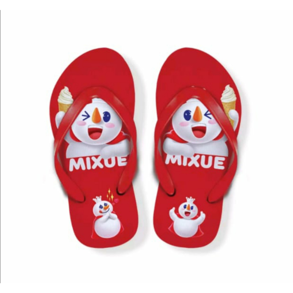 รองเท้าแตะพิมพ์ลาย Children& 39;s Mixue