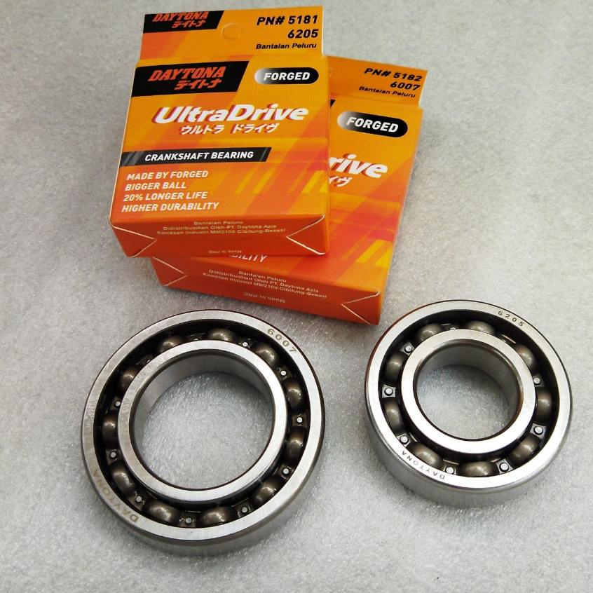 LAHER/BEARING KREK AS 6205+6007 BEAT SCOPY SHOGUN SMASH TYPE C3 DAYTONA