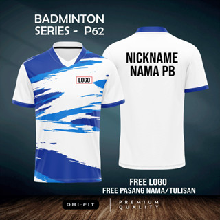 เสื้อกีฬาแขนสั้น ลายทีมชาติวอลเลย์บอล BADMINTON 2023 - P62