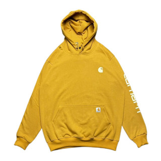 เสื้อแจ็กเก็ต Carhartt BOYS YOUTH YELLOW HOODIE สําหรับผู้ชาย