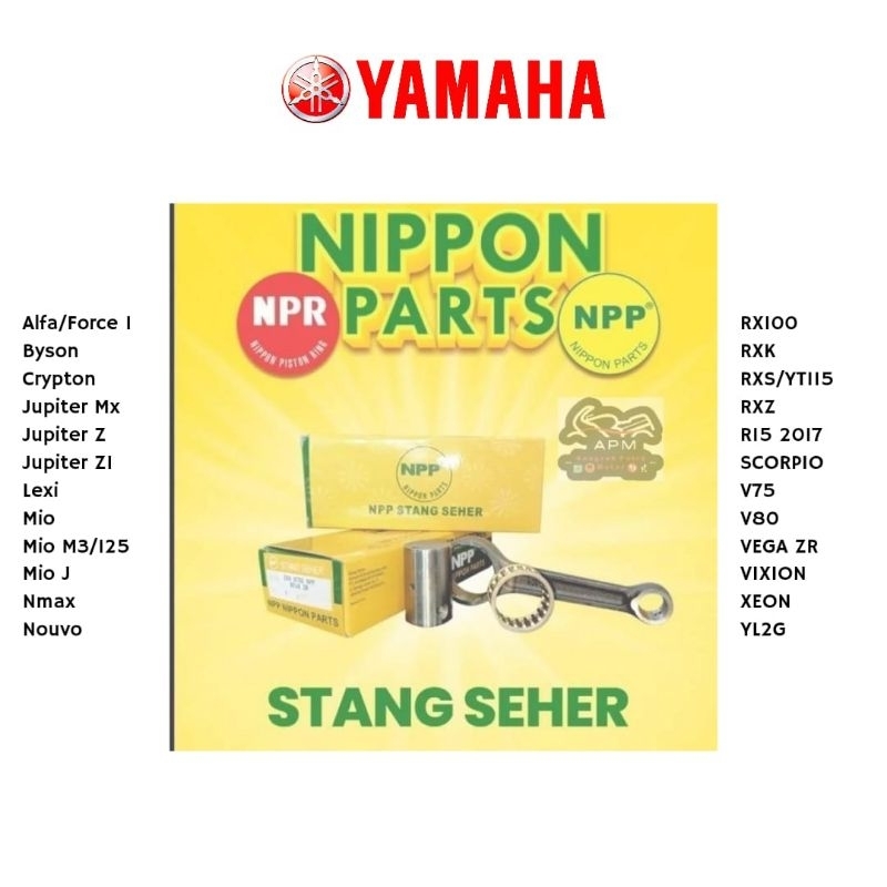 STANG SEHER / CONNECTOR CONROD NPP ALL YAMAHA FORCE1, ALFA, BYSON, CRYPTON, JUPITER MX, Z, Z, Z1, LE