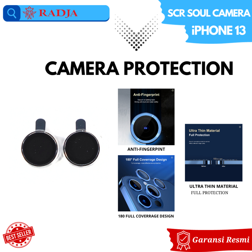 กล้องเลนส์ IPhone 13 Soulmate กล้องกระจกนิรภัย Eagle Eye