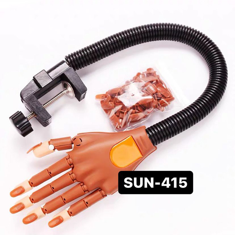 เล็บมือปลอมฝึกมือปลอมเล็บ Acc Nails