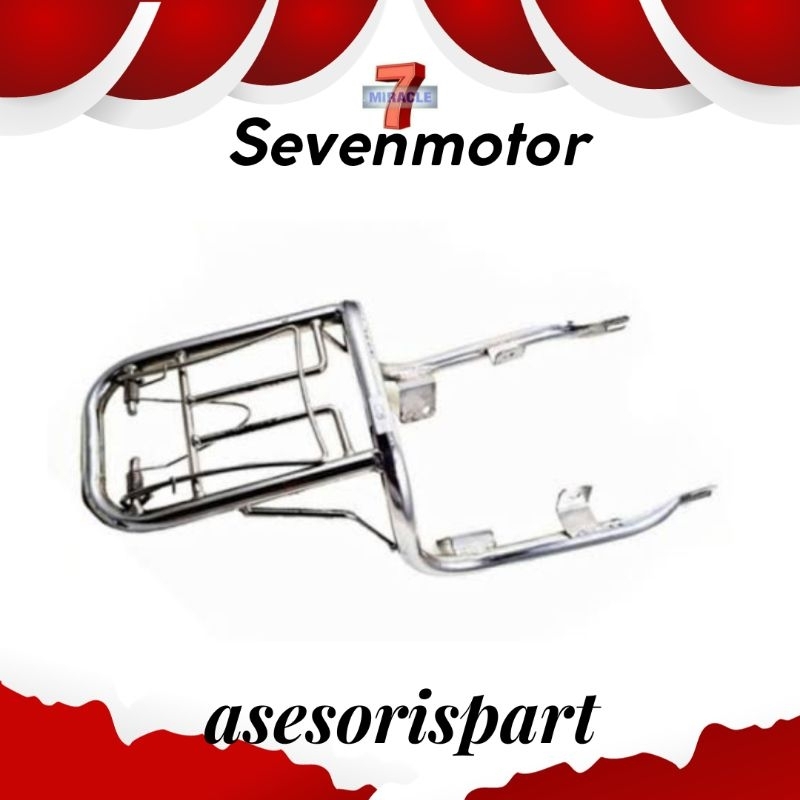 ขายึดหลัง CB100 ขายึดมอเตอร์ไซค์ cb100 cb125 ท้าย CLASSIC RACK