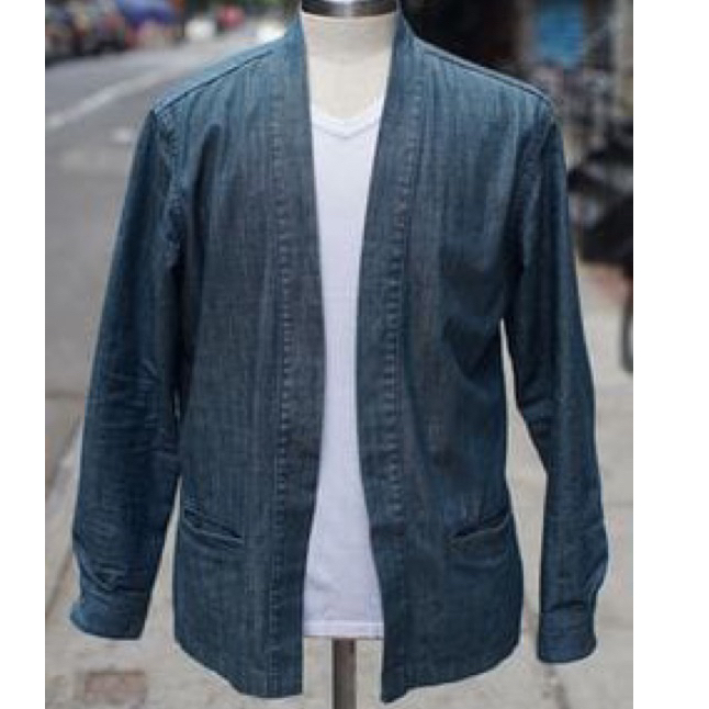 CARDIGAN ผู้ชาย ผลิตจากพรีเมี่ยมยีนส์ MATERIAL