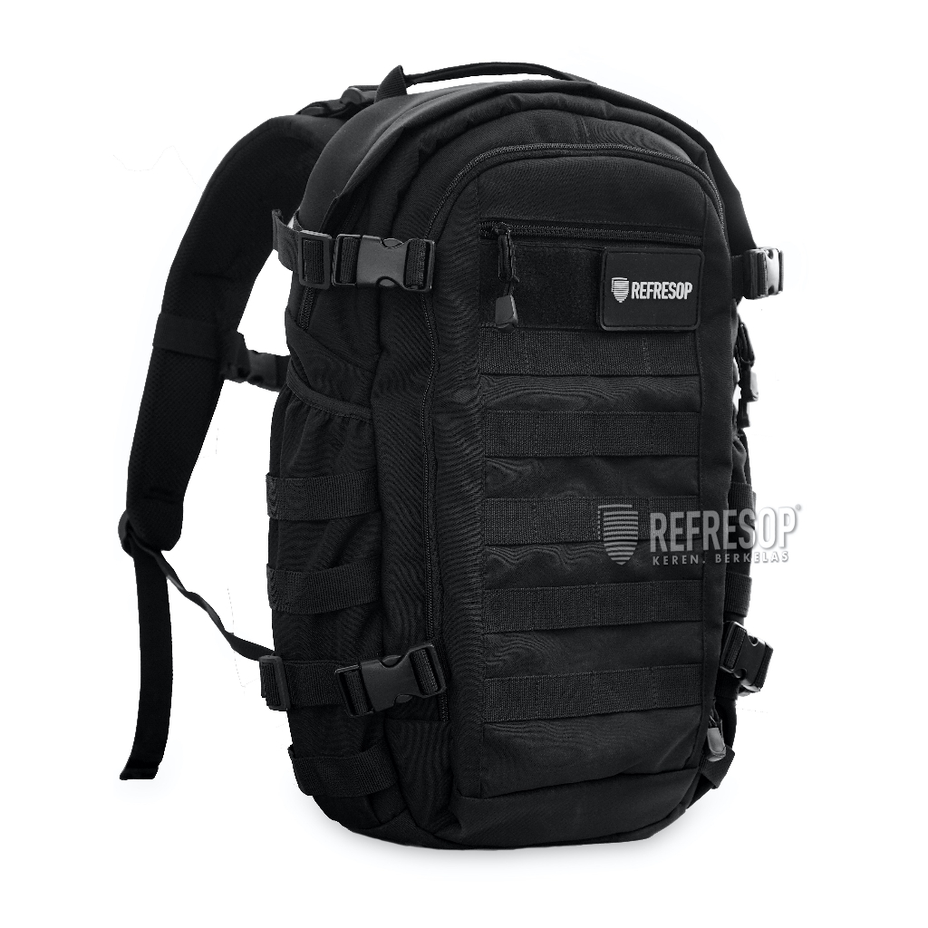 REFRESOP Original PX670 Mens Army Tactical Backpack - สีดํา