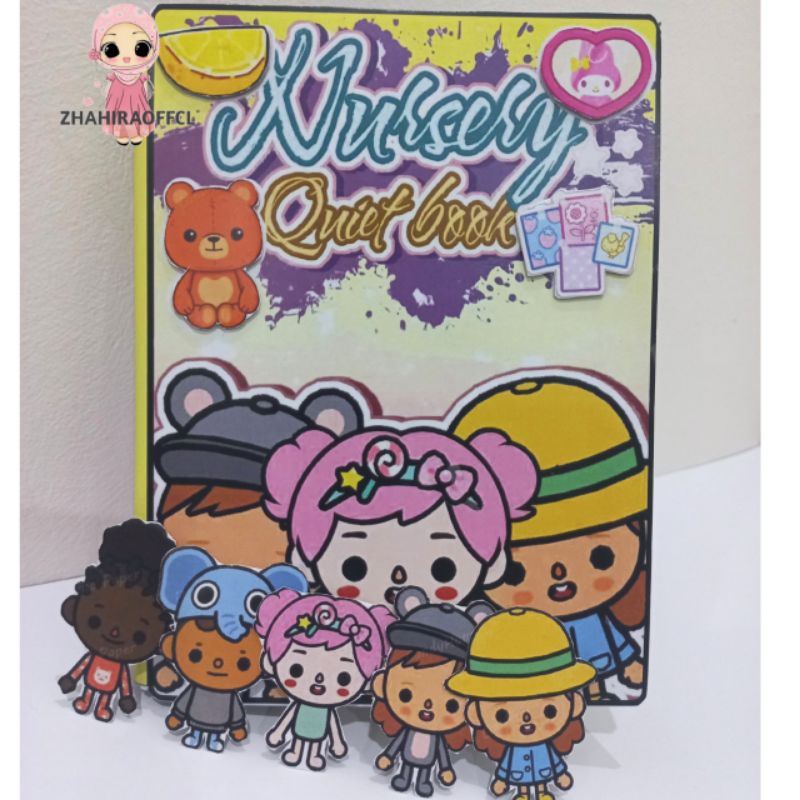 TOCA BOCA LIFE WORLD/TOCA BOCA NOURSERY/QUIET BOOK/BUSY BOOK PAPER DOLLS HOUSE ของเล่นเพื่อการศึกษาส