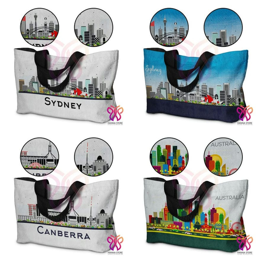 กระเป๋าโท้ตของที่ระลึก Sydney Australian Sydney