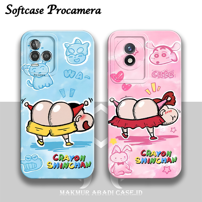 SOFTCASE PROCAMERA COUPLE REALME 8 REALME 7 REALME 5 REALME 6 9 NARZO 30A REALME C11 C20 2021 C35 C5