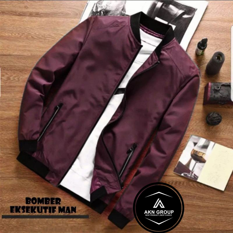 ราคาซ้ํา! MENS BOMBER Jacket MAN Jacket EXECUTIVE MENS BOMBER Jacket MAN BOMBER Jacket