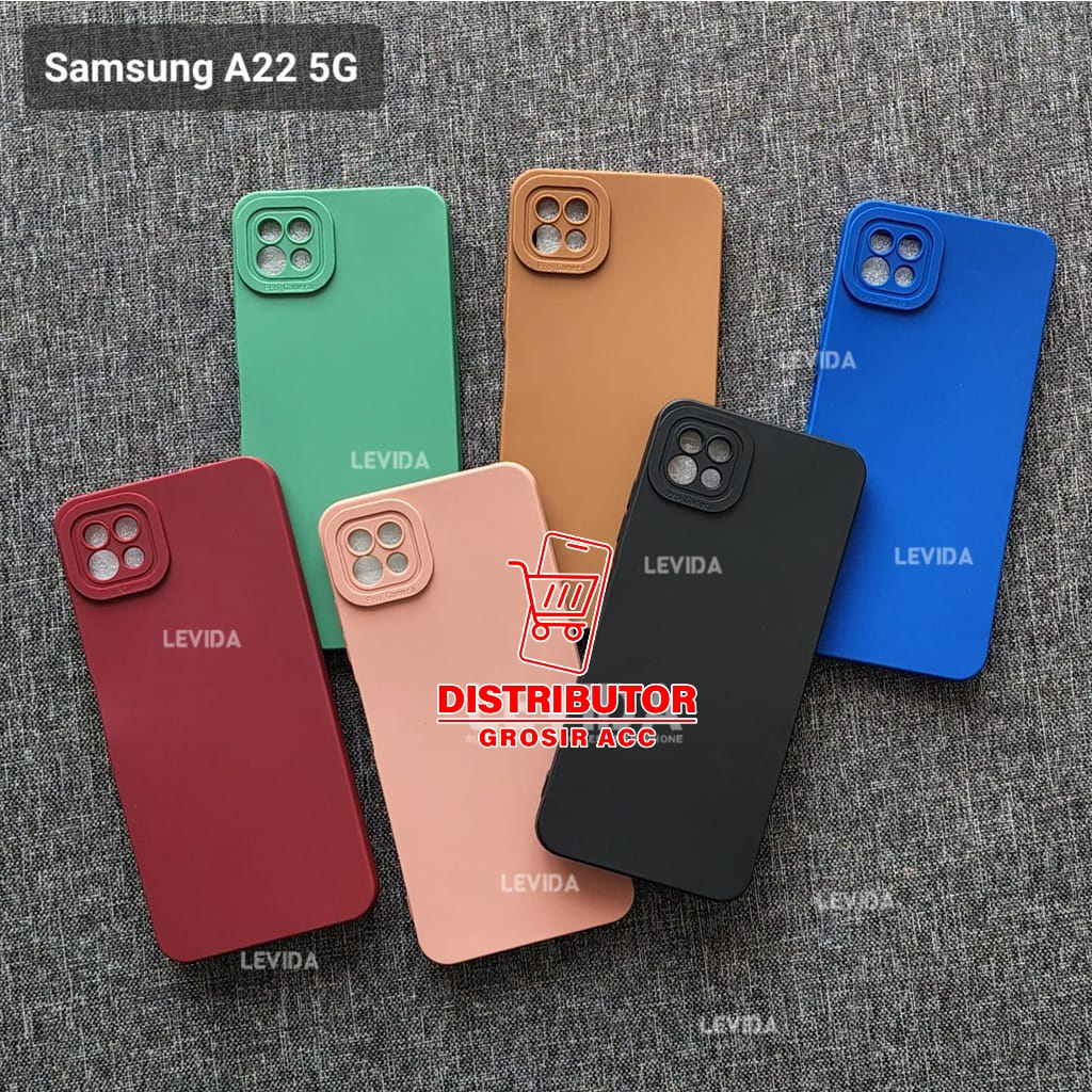 SAMSUNG A22 5G CASE MACAROON PRO CAMERA CASE SAMSUNG A22 5G