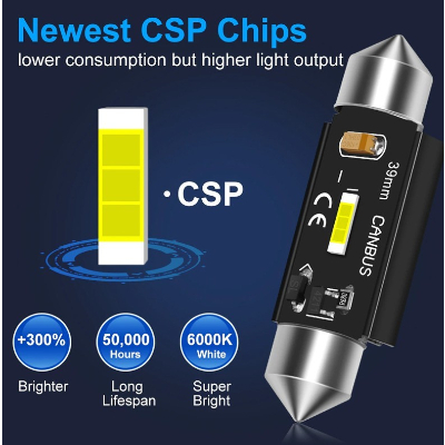CSP 1860 LED 36MM 3W FESTOON CABIN 36MM LED CEILING LIGHT