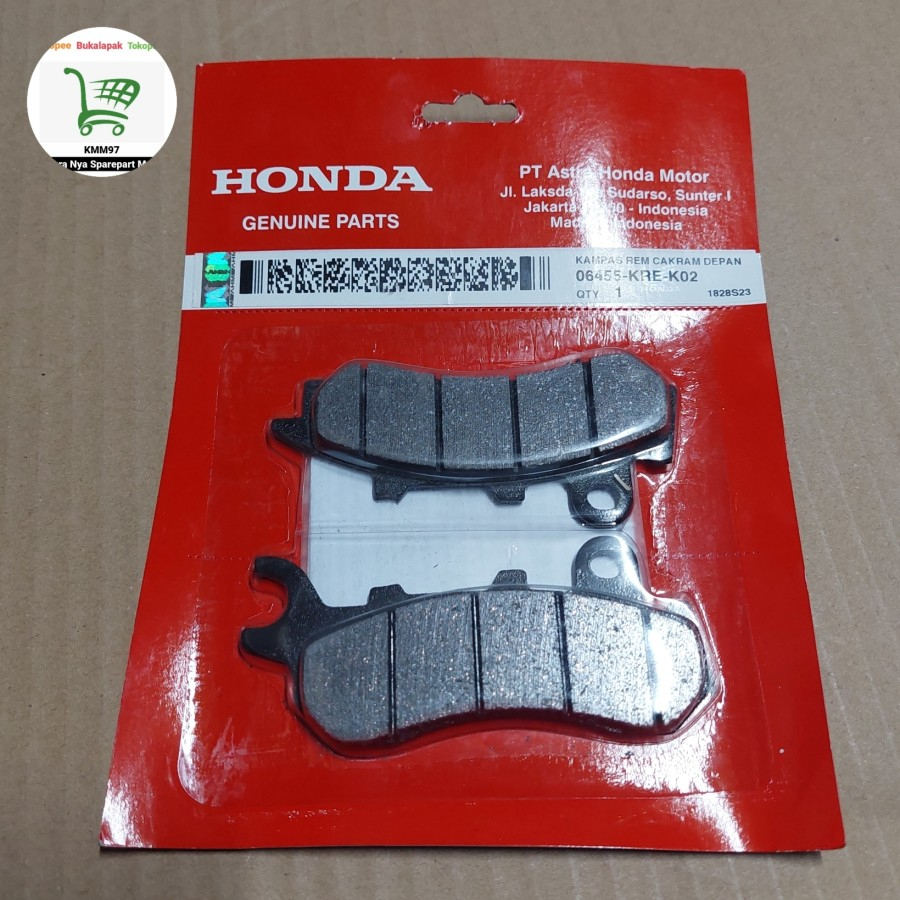 06455-KRE-K02 ผ้าเบรคหน้า Dispad PCX 160 150//ADV 160 150 (CBS) ORIGINAL
