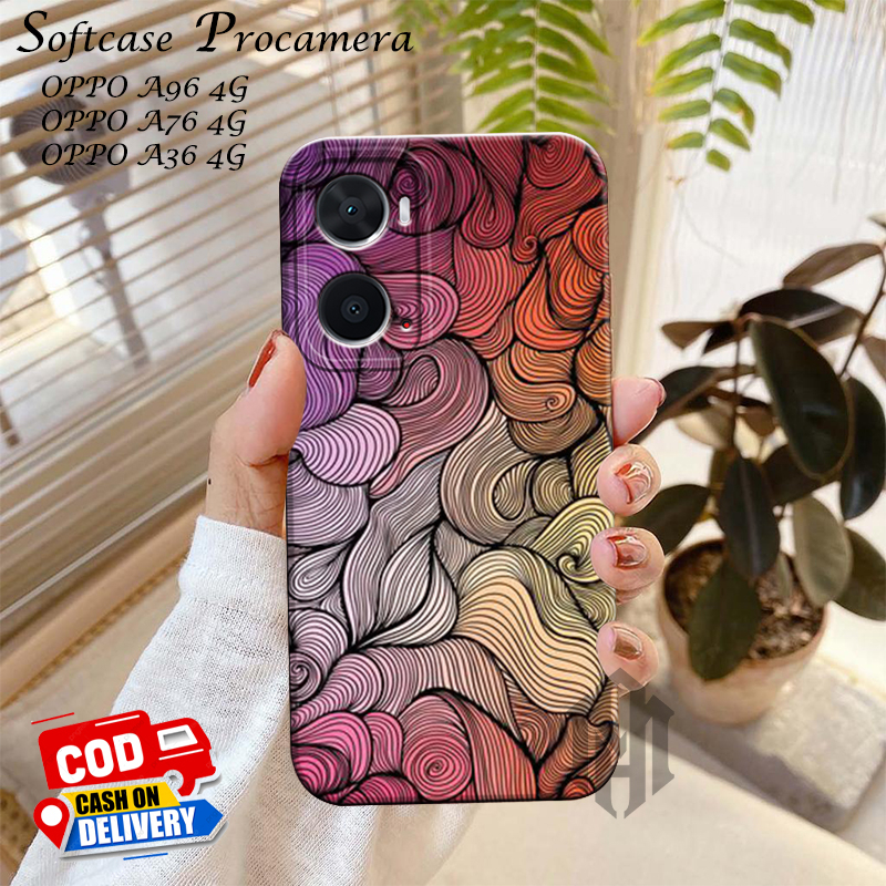 SOFTCASE PRO CAMERA OPPO A36/A76/A96 4G REALME 9i - PRO CAMERA - COOL CASE - SOFTCASE - OPPO SILICON