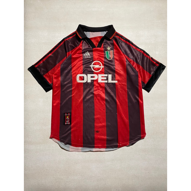 เสื้อแข่ง VINTAGE AC MILAN 1999 SECOND