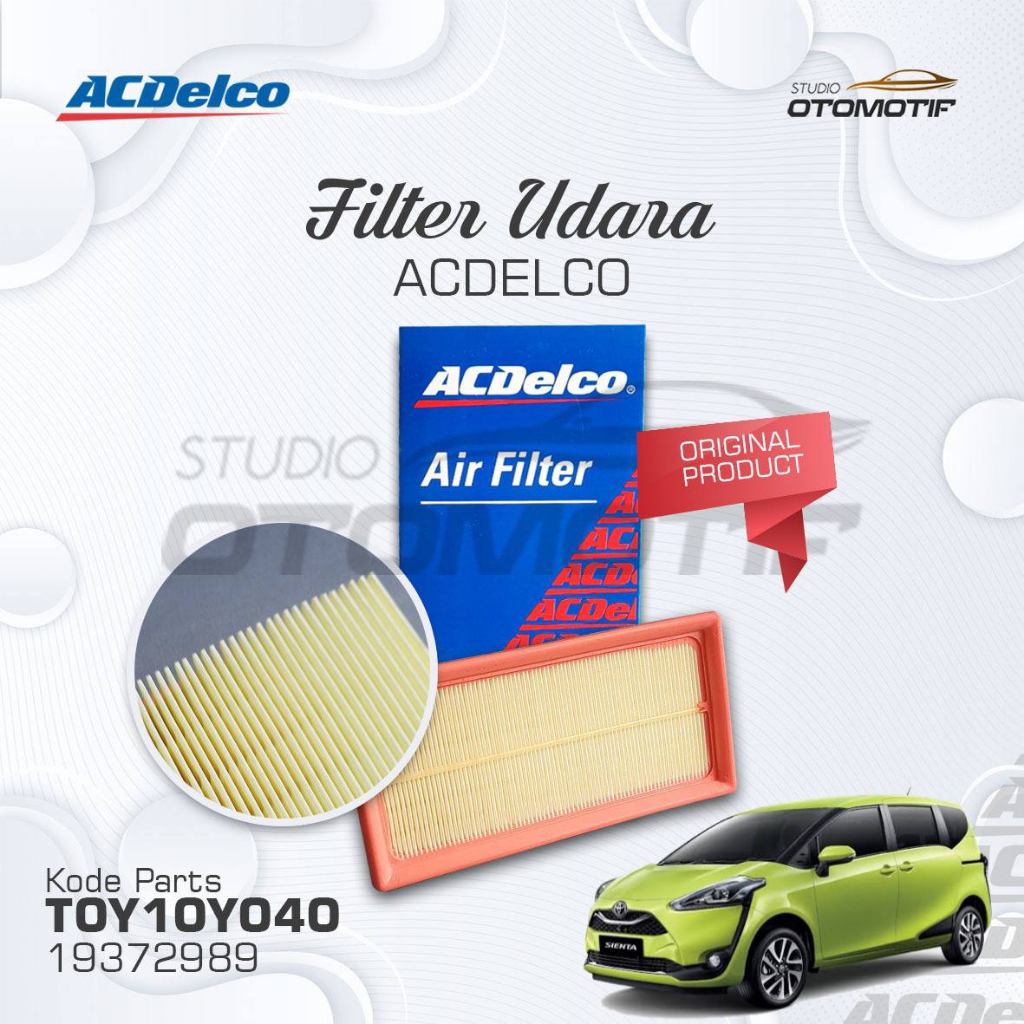 ไส้กรองอากาศ Toyota Sienta ACDELCO 2989
