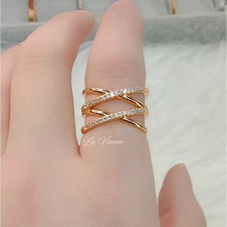 La Vienne - Arumi - Cincin Titanium Wanita Anti Karat - Perhiasan Perempuan Mewah Elegan