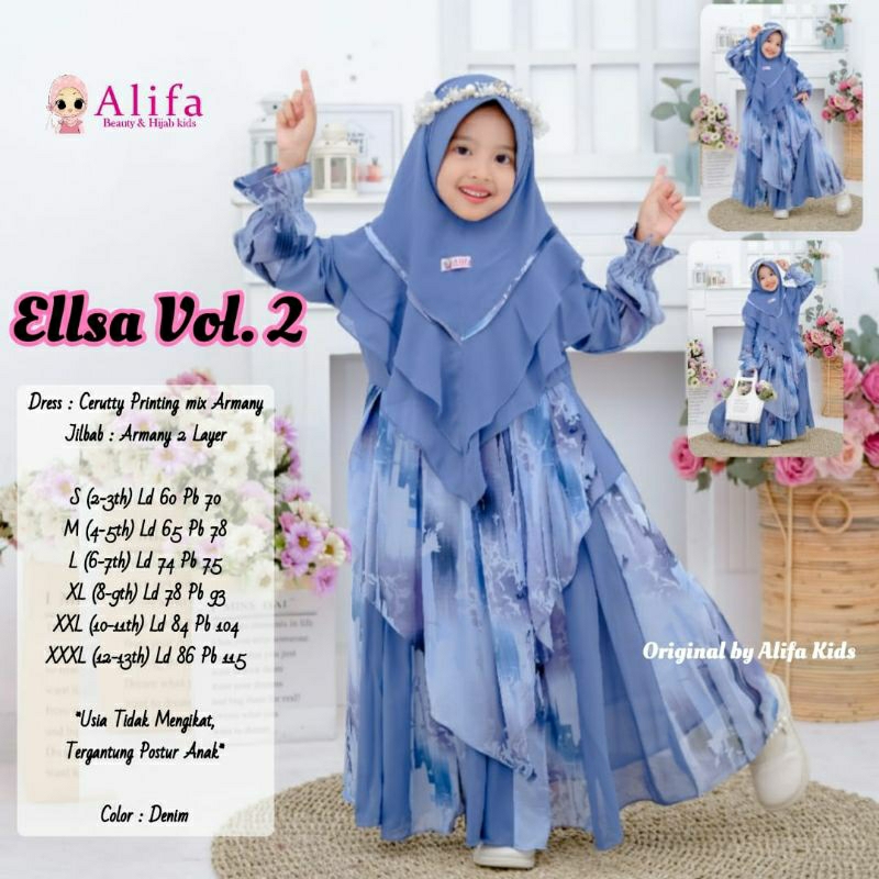 Ellsa KIDS VOL 2 ORI ALIFA GIRLS GAMIS