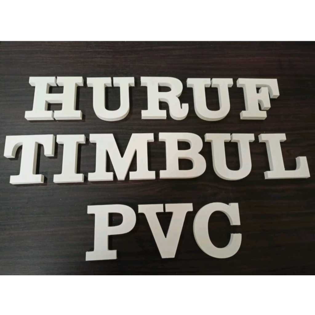 UNIQUE PVC RAISED LETTERS / CUSTOM PVC LETTERS