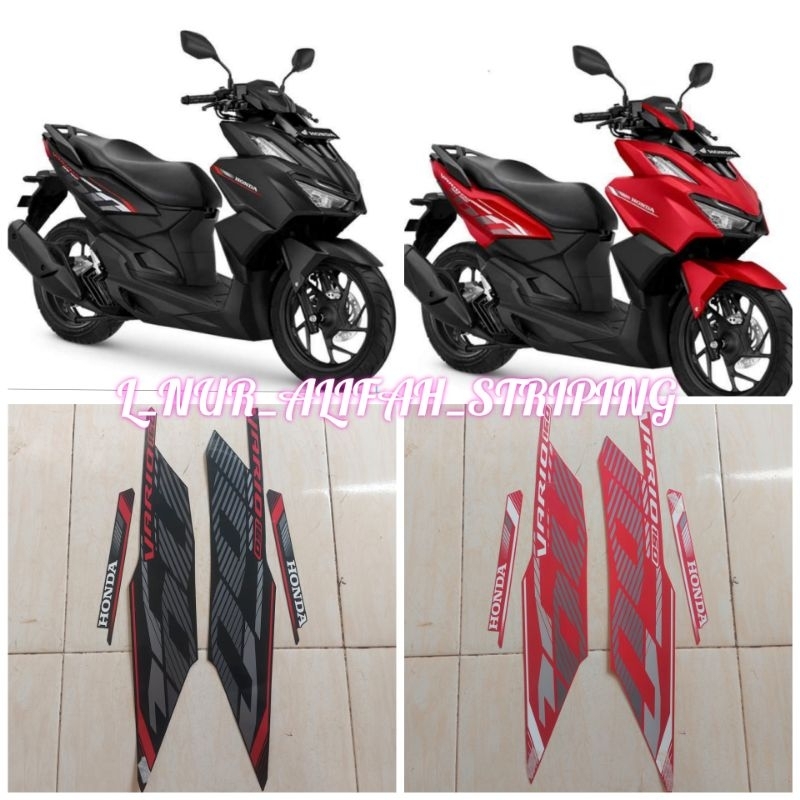 สติ๊กเกอร์ STRIPING LIS LES Pole BODY มอเตอร์ไซค์ ALL NEW HONDA VARIO 160 2023