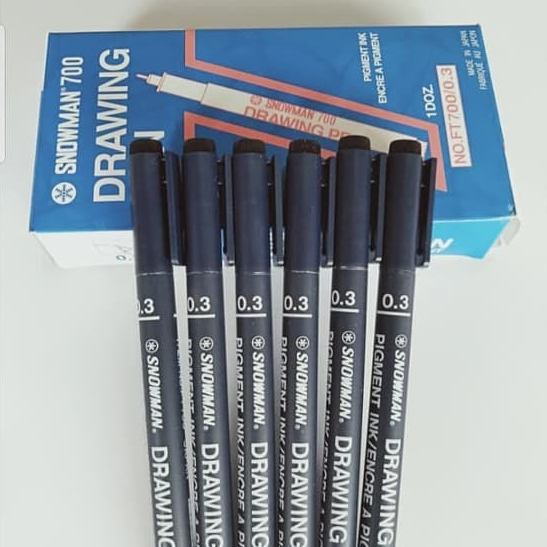1 SNOWMAN DRAWING PEN 700 0.1 ถึง 0.8