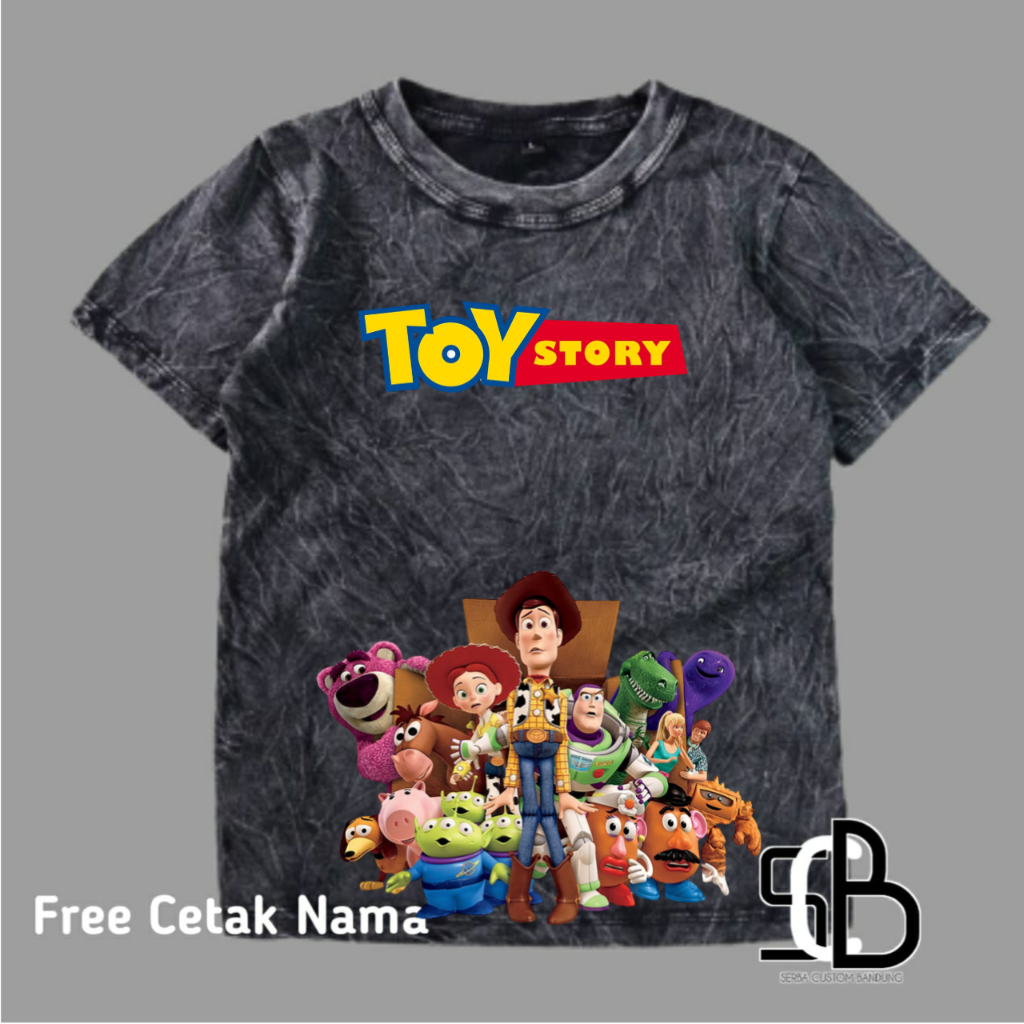 KATUN Toy Story เสื้อยืดเด็ก Toy Story Premium Washed Cotton