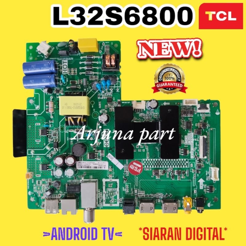 MESIN TCL L32S6800 / MB TCL 32S6800 / MB 32S6800 / MB 32S6800 / TCL 32S6800 / 32S6800 ทีวีเมนบอร์ด