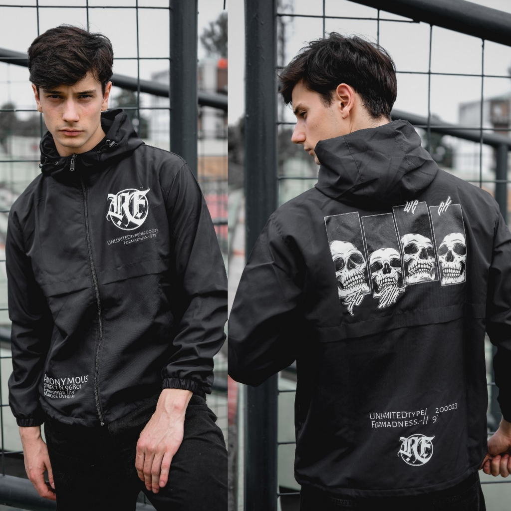 เสื้อแจ็คเก็ตกลางแจ้งกันลมระดับพรีเมียม - เสื้อแจ็คเก็ตผู้ชาย PARACHUE