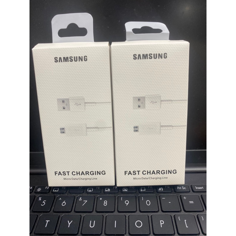 Putih สายชาร์จ USB สีขาว สําหรับ Samsung CHARGER Micro J1 J2 J3 J4 J5 J6 J7 J8 A3 A5 A6 A7 A8 S7 S7 Deluxe ACE PRO PRIME PLUS S4 S5 S6