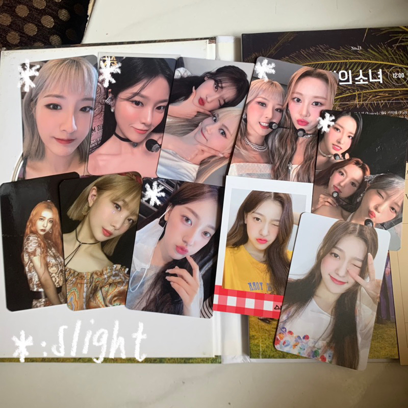 Clearance photocard tc seoul loona haseul hyunjin cherry jeansoul yves olivia gowon yeojin vivi 12:0