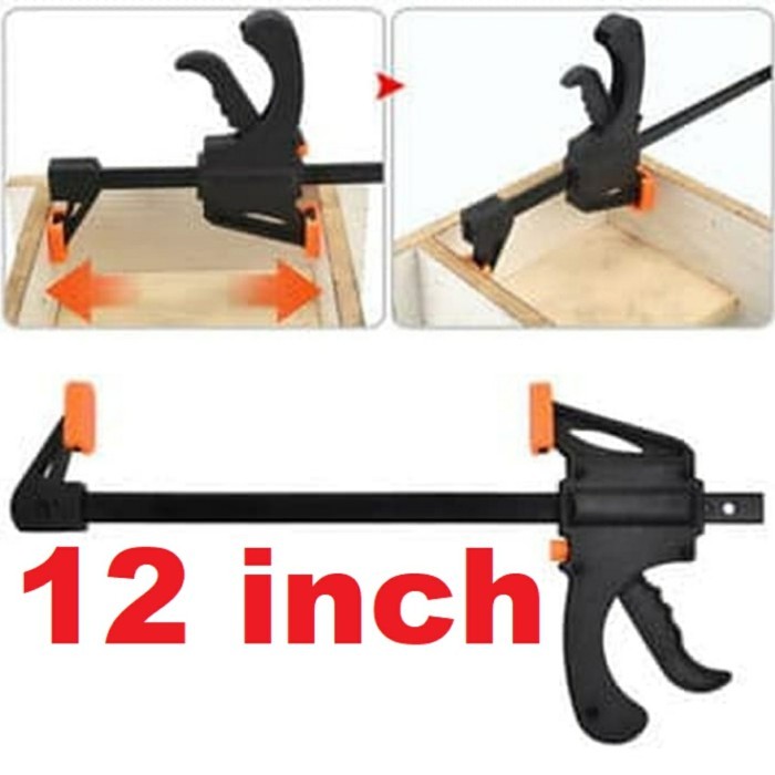 F CLAMP 12 "ไม้ CLAMP F CLAMP DIY ไม้เครื่องมือทํางานไม้