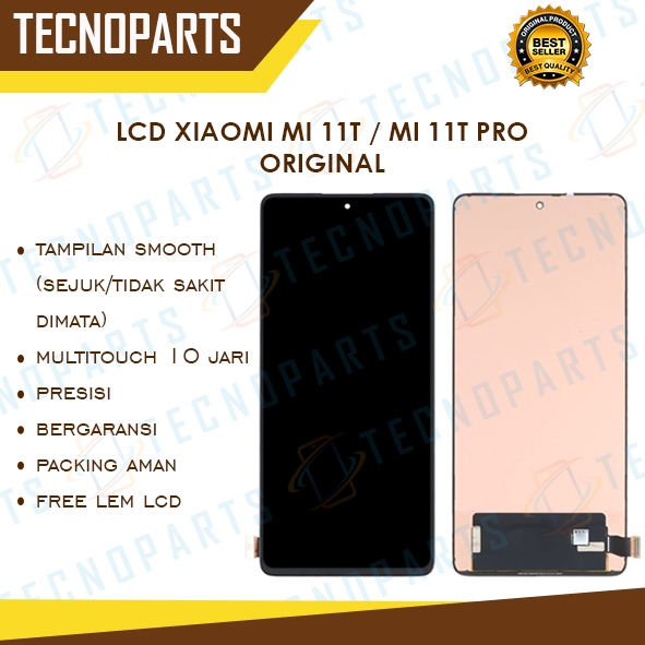 ขายส่ง หน้าจอสัมผัส LCD ของแท้ 100% สําหรับ XIAOMI MI 11T MI 11T PRO