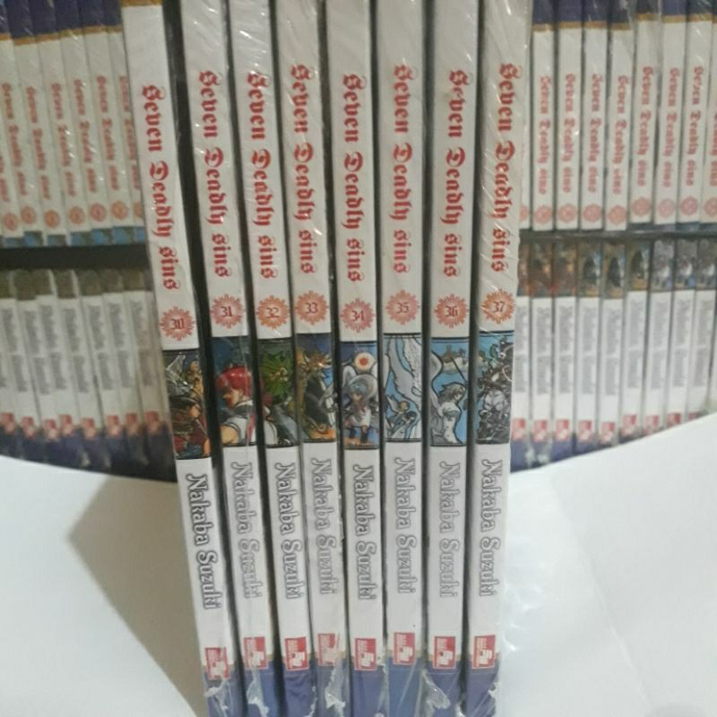 Seven Deadly Sins Comics 30,31,32,33,34,35,36,37 (แพ็ค 8 การ์ตูน)
