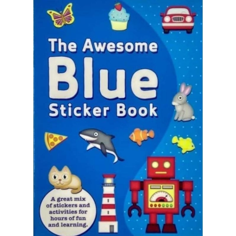 BBW BOOK สติ๊กเกอร์สีฟ้าสุดปัง