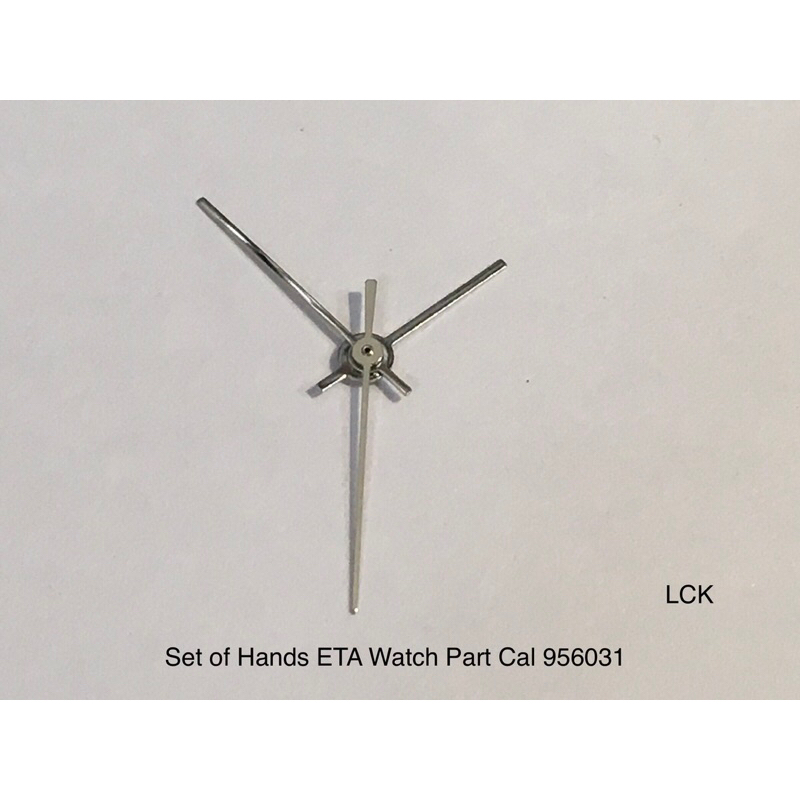 Mesin Set of Hands ETA Watch Part Cal 956031 / มือนาฬิกาสําหรับ ETA Cal 956 031 เครื่อง (ดูคําอธิบาย