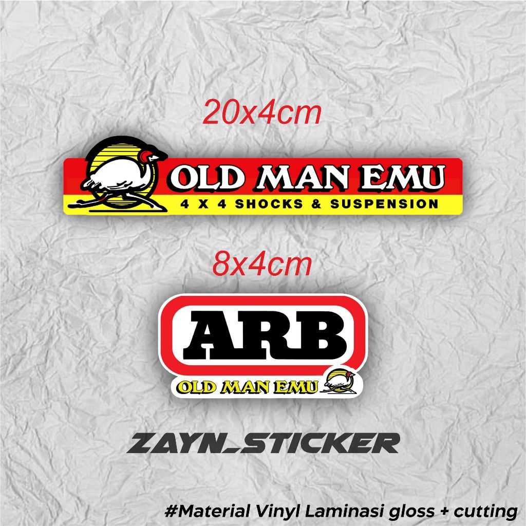 สติกเกอร์ ARB OLD MAN EMU