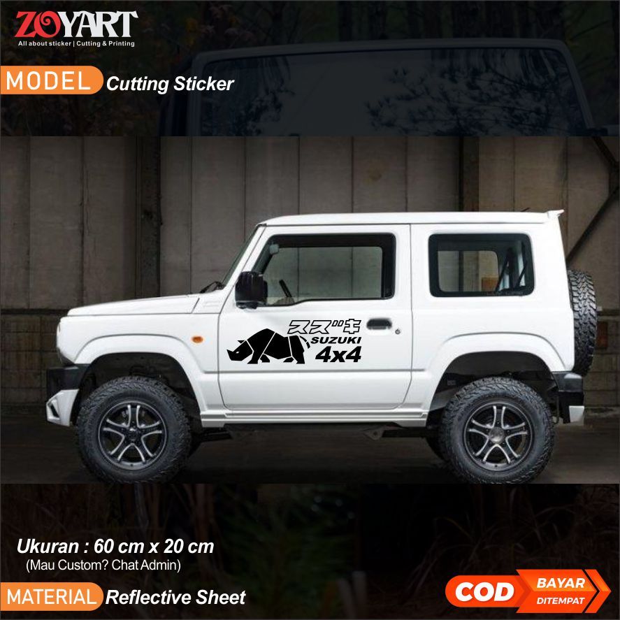Jimny Badak Sticker, Jimny, สติ๊กเกอร์ Suzuki Badak 58 cm x 19 cm