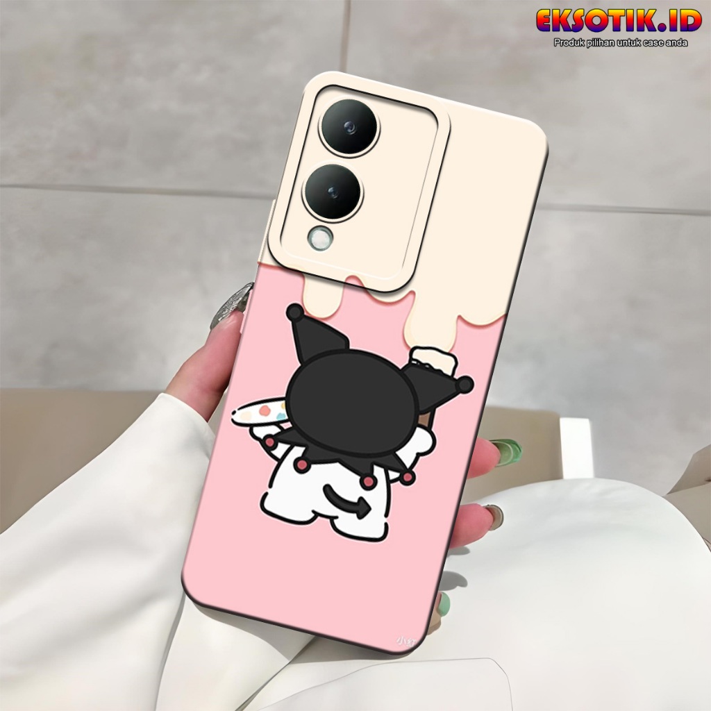 VIVO Y17S กรณี Eksotik.id VIVO Y17S ปลอก VIVO Y17S ซิลิโคนโทรศัพท์มือถือผิวอุปกรณ์เสริม Hardcase Sof