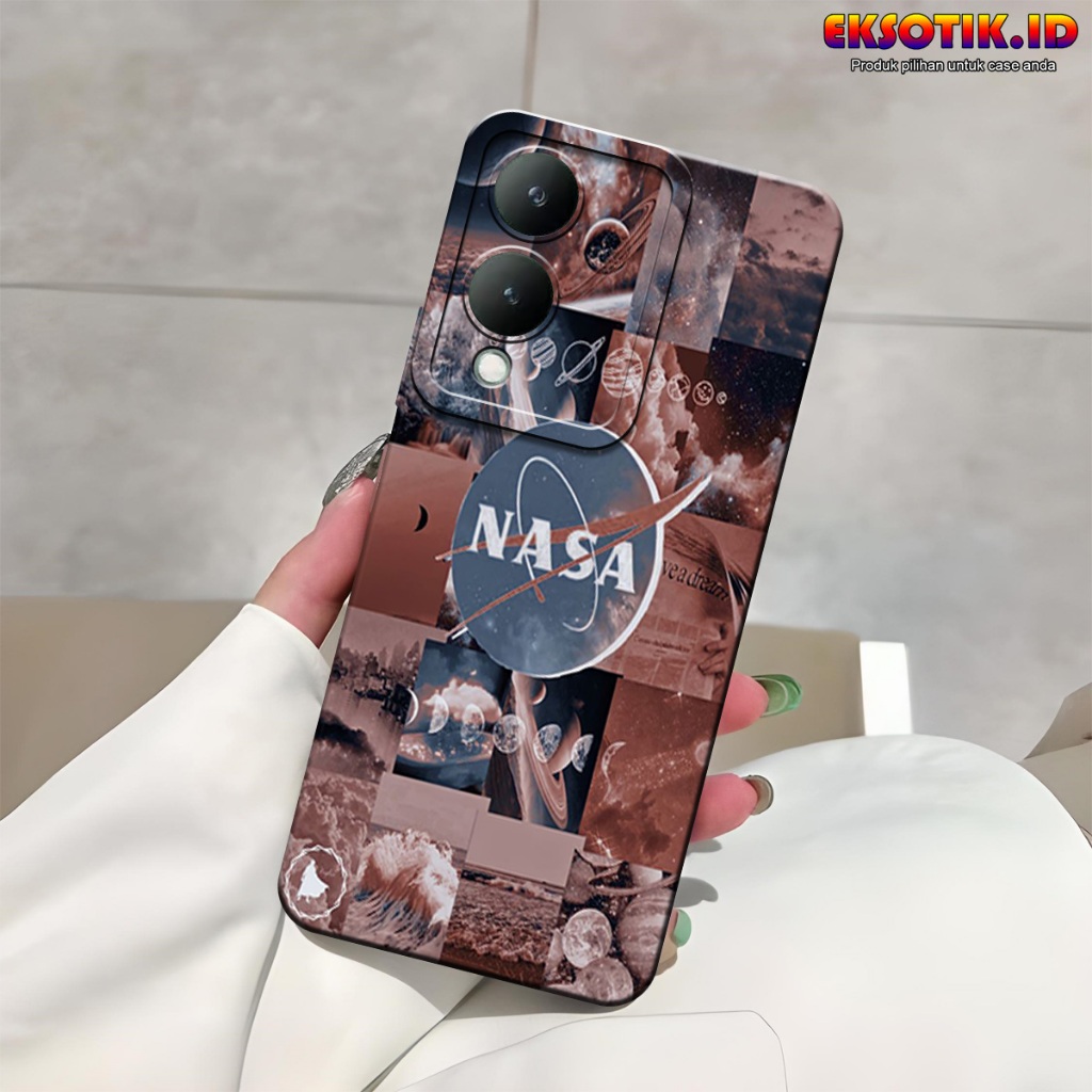 VIVO Y17S กรณี Eksotik.id VIVO Y17S ปลอก VIVO Y17S ซิลิโคนโทรศัพท์มือถือผิวอุปกรณ์เสริม Hardcase Sof