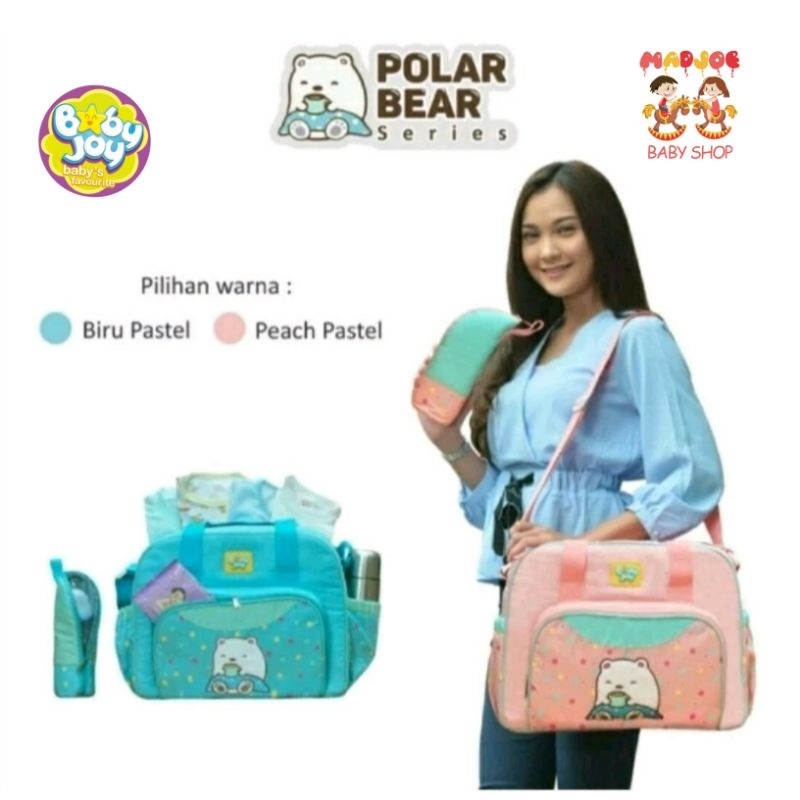 Baby Joy กระเป๋าเด็กขนาดใหญ่ polarbear series BJT1036