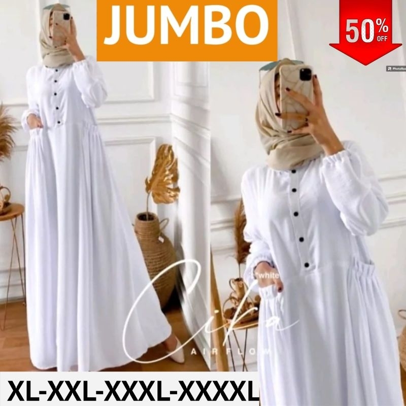 Gamis JUMBO XXXL XXXXL LD 130 LD 140