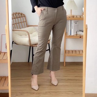 CELANA BASIC CUTBRAY PANTS SLETING WANITA KATUN PREMIUM
