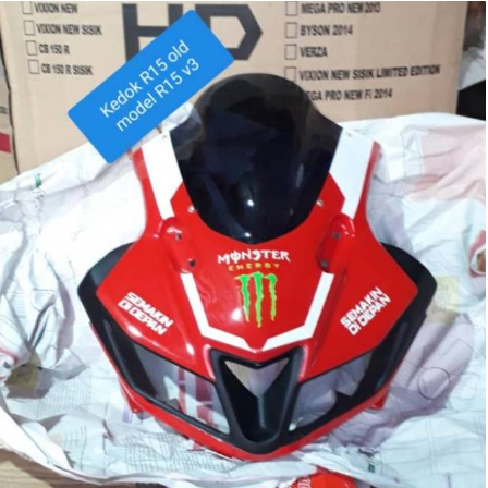 หน้ากาก R15 v2 v1 รุ่น New R15 V3 Shield R15 ไฟหน้า R15 หน้ากากเก่า R15